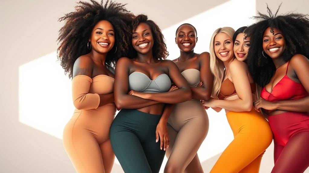 diversity in hosiery advertising
