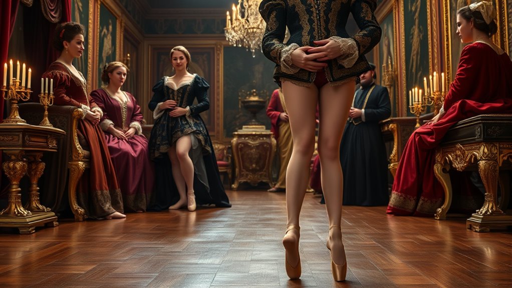 elegant aristocratic court dances