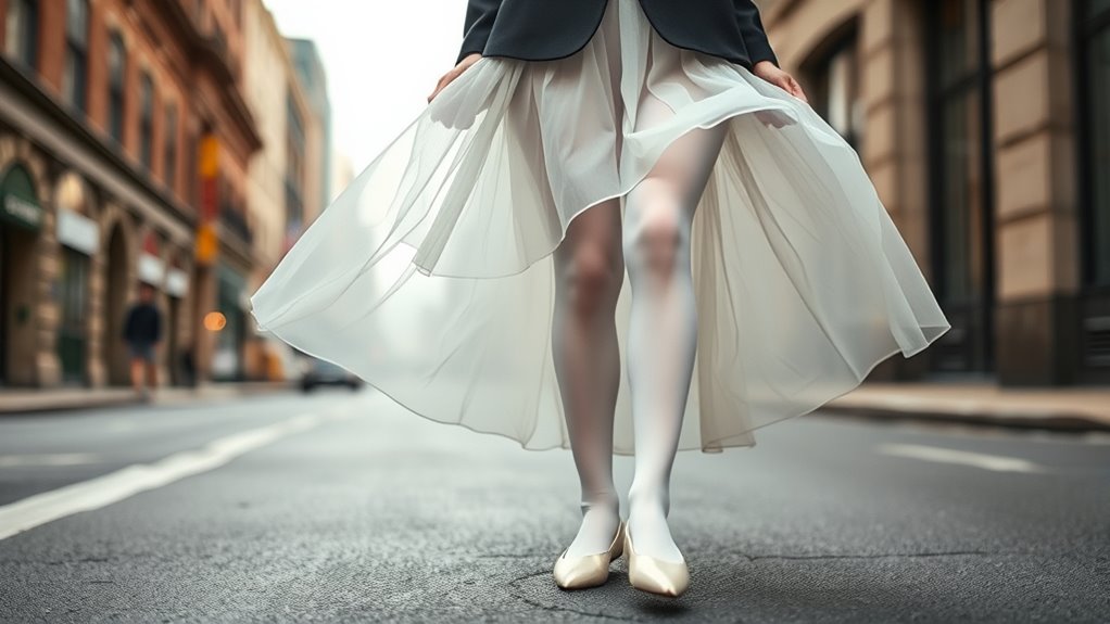 elegant ballet inspired layering