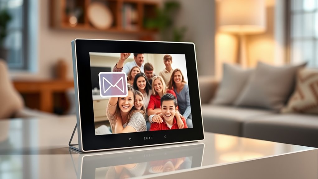 email sharing and display