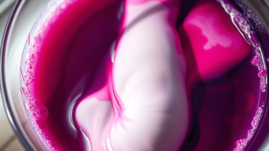 evenly dye fabric texture