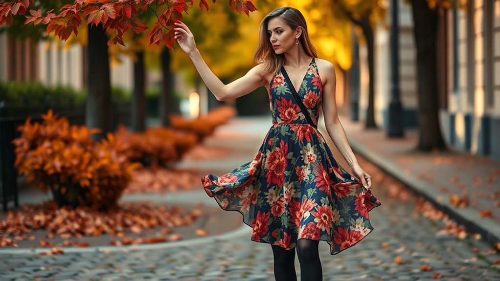 fall fashion tights transition