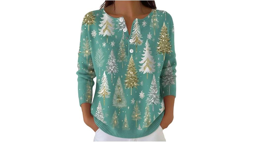 festive women s christmas shirt
