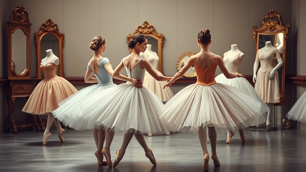 flowing expressive ballet costumes