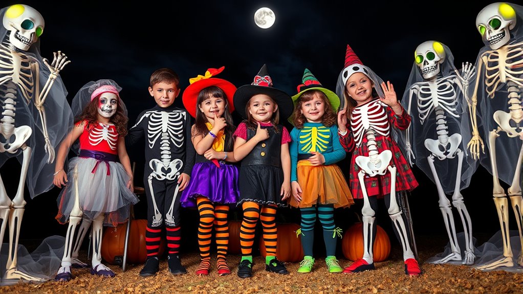 glow in the dark spooky accessories