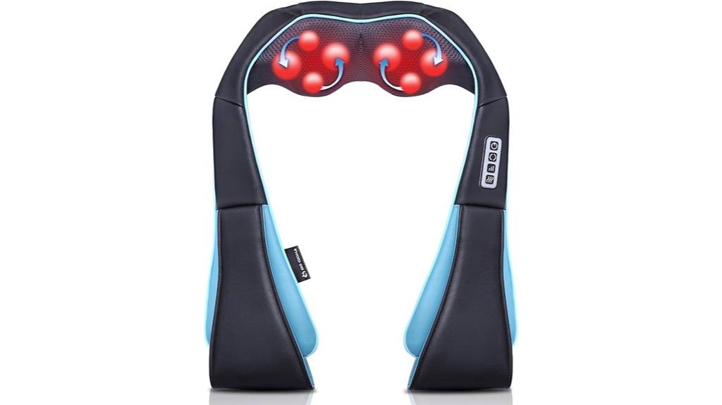 heated shiatsu neck massager