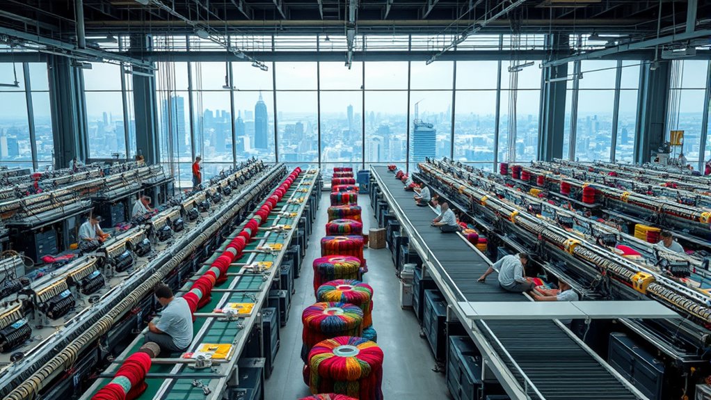 high speed hosiery manufacturing