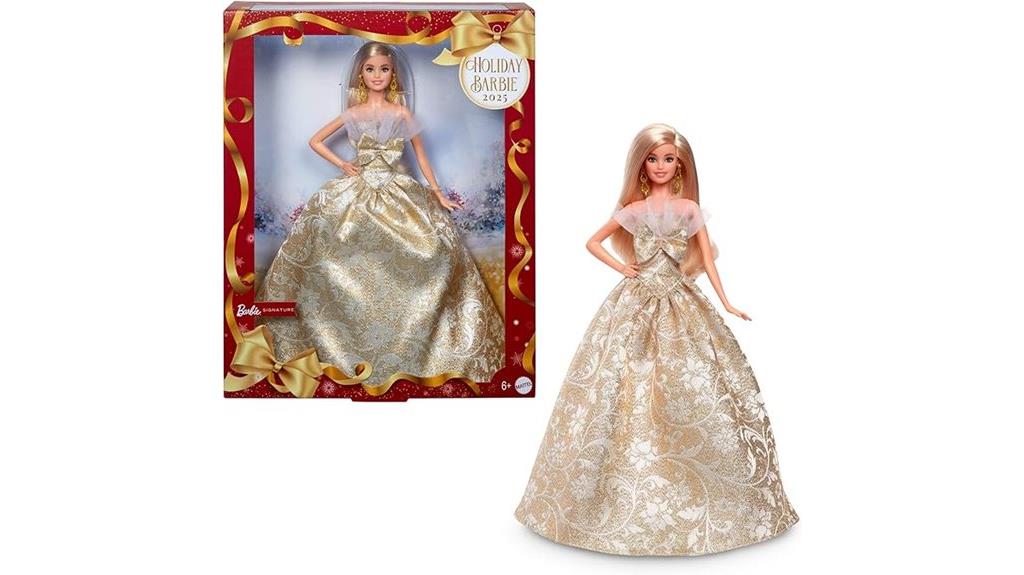 holiday blonde fashion doll