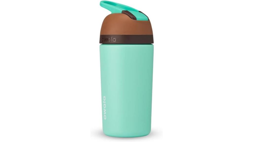 kids stainless steel flip water bottle
