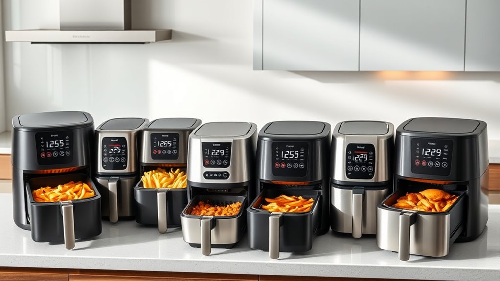large family air fryers