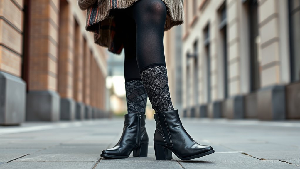 layered sock styling options