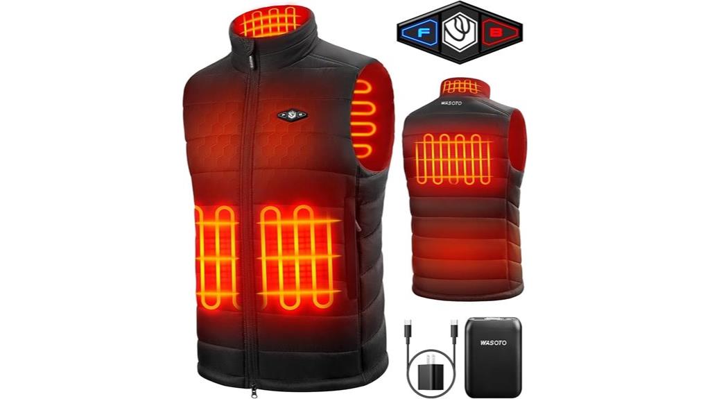 men s heated vest with battery