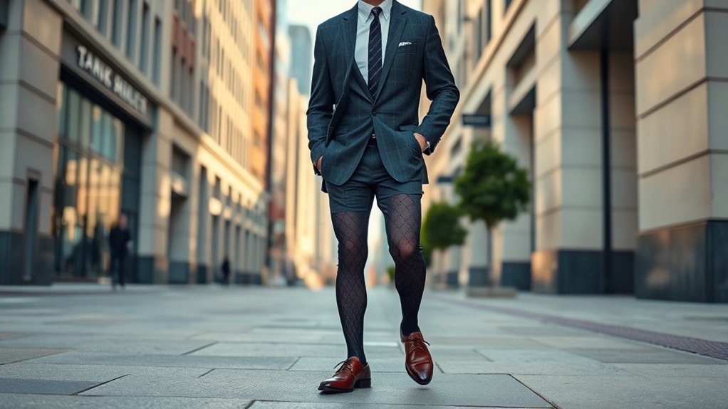 men s hosiery acceptance growth