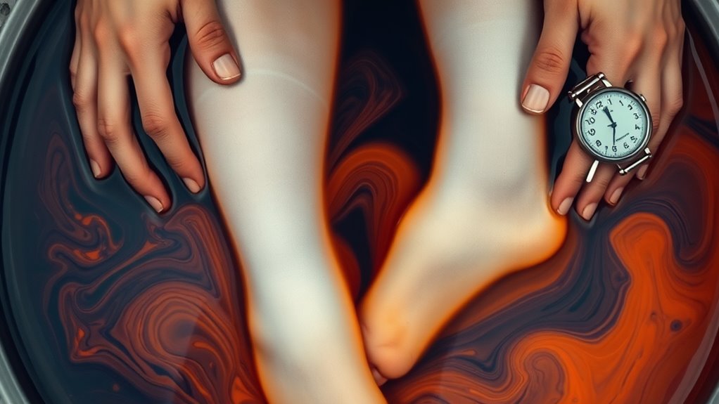 monitor dye color timing