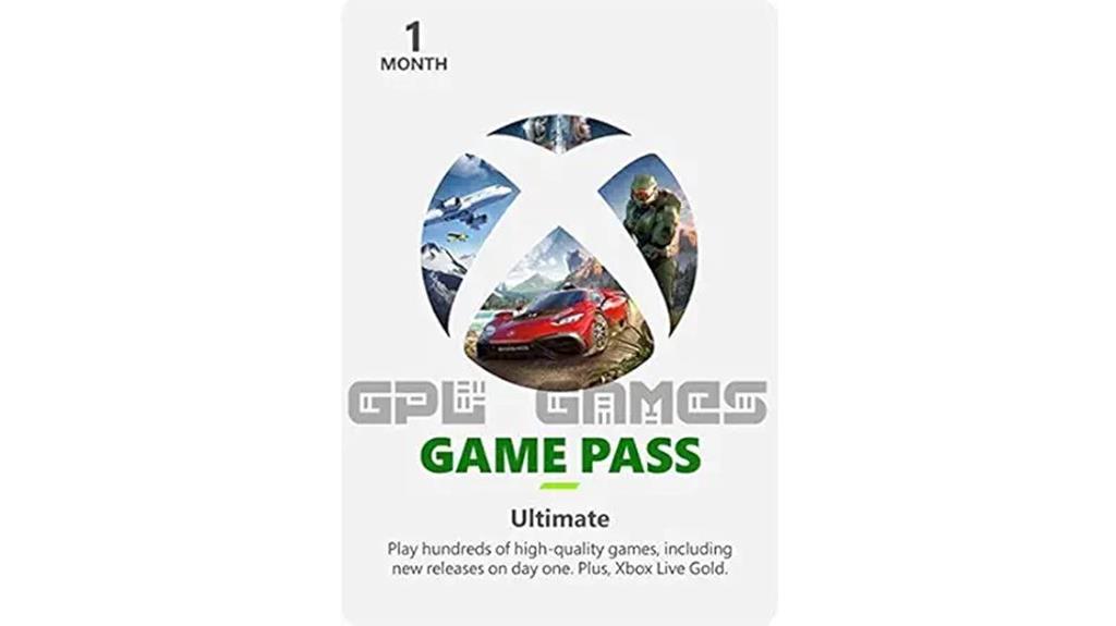 one month game pass gift