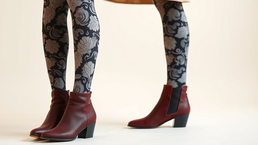 pair patterned tights simply