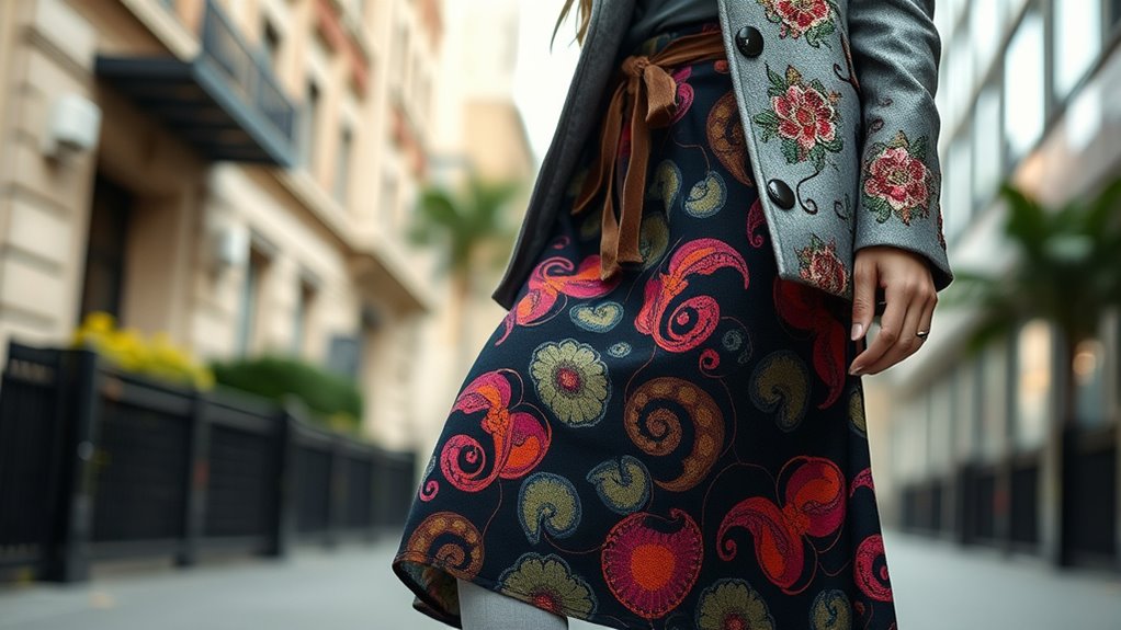 patterned embroidered textured styles