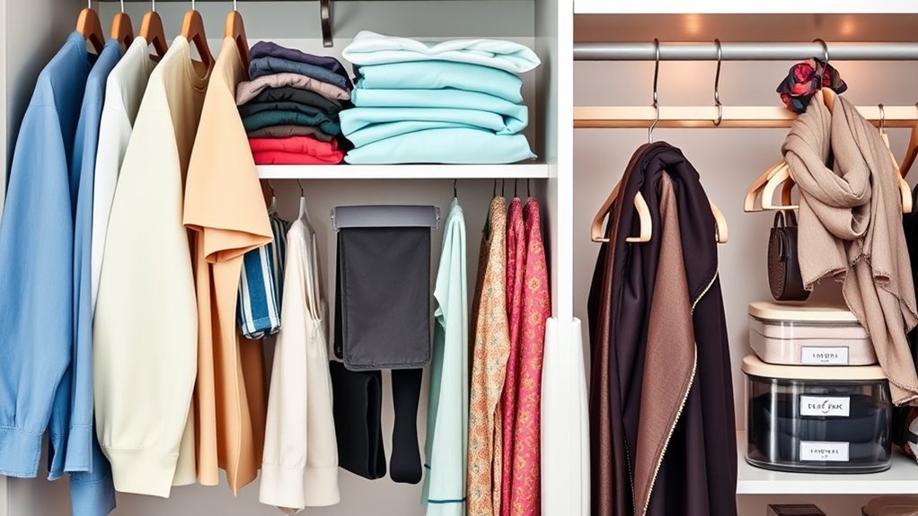 properly organize and store tights