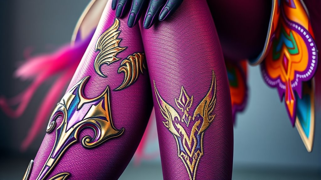 quality vibrant seamless tights