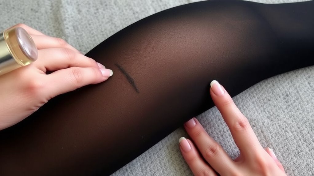 quick hosiery tear repair