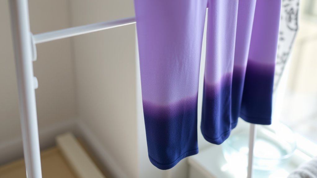 rinse set dry gently