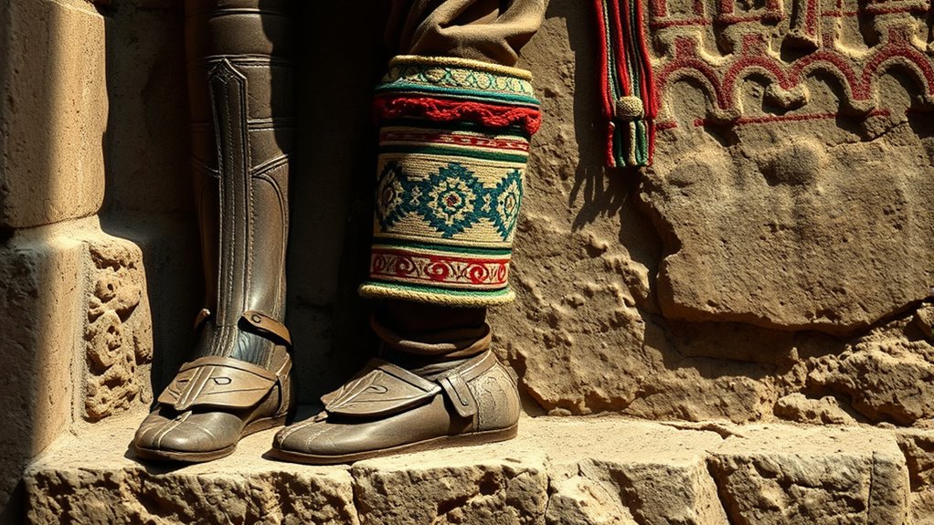 seamless medieval footwear integration