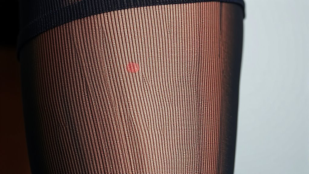 skin irritation from prolonged wear