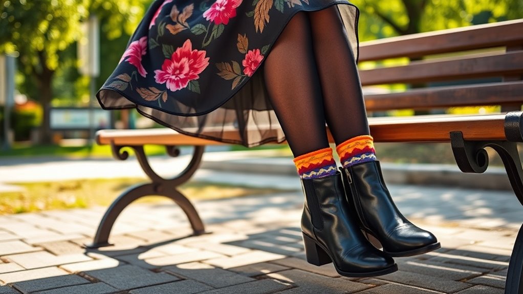 socks with tights debate