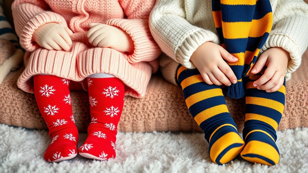 stylish colorful baby tights