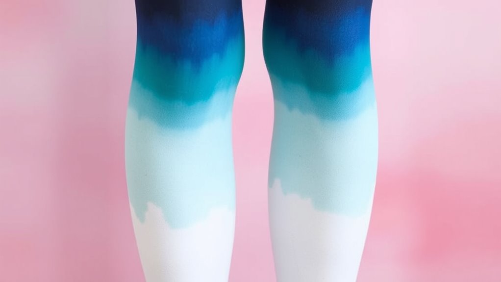 stylish dip dyed hosiery ideas