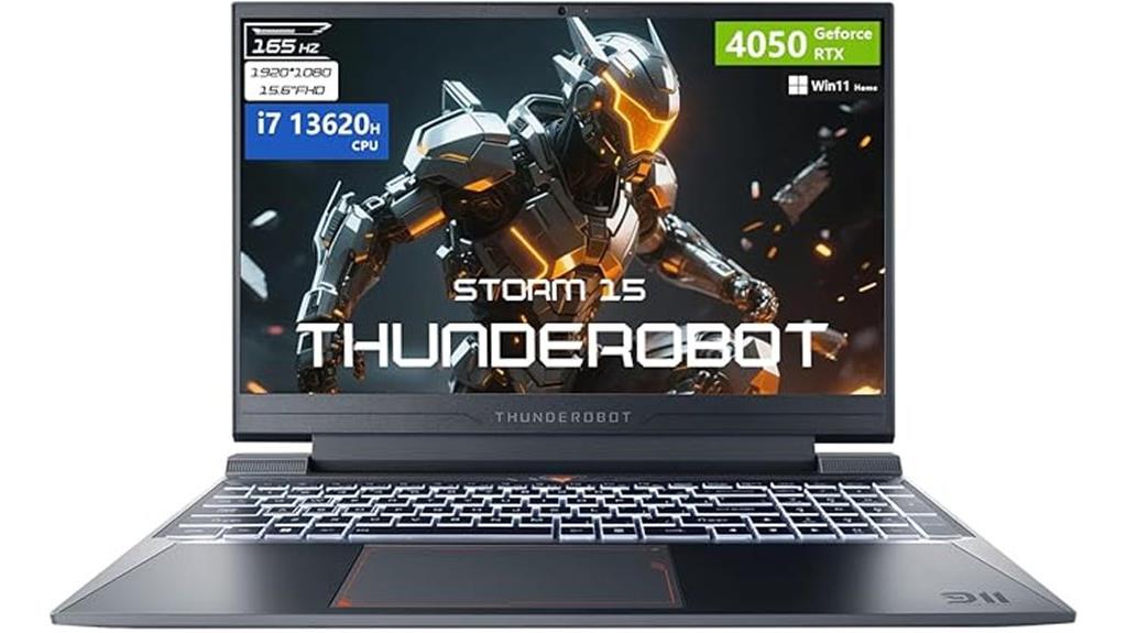 thunderobot storm 15 gaming laptop