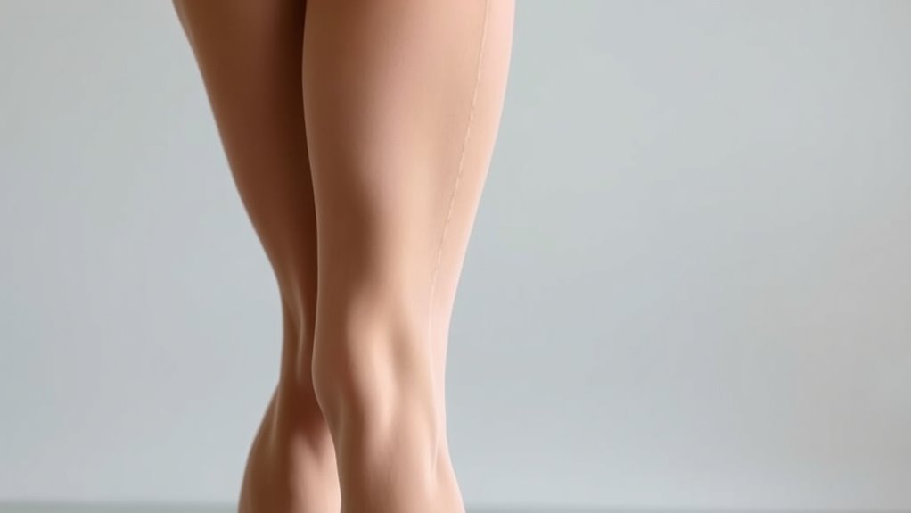 tights enhance sleek silhouette