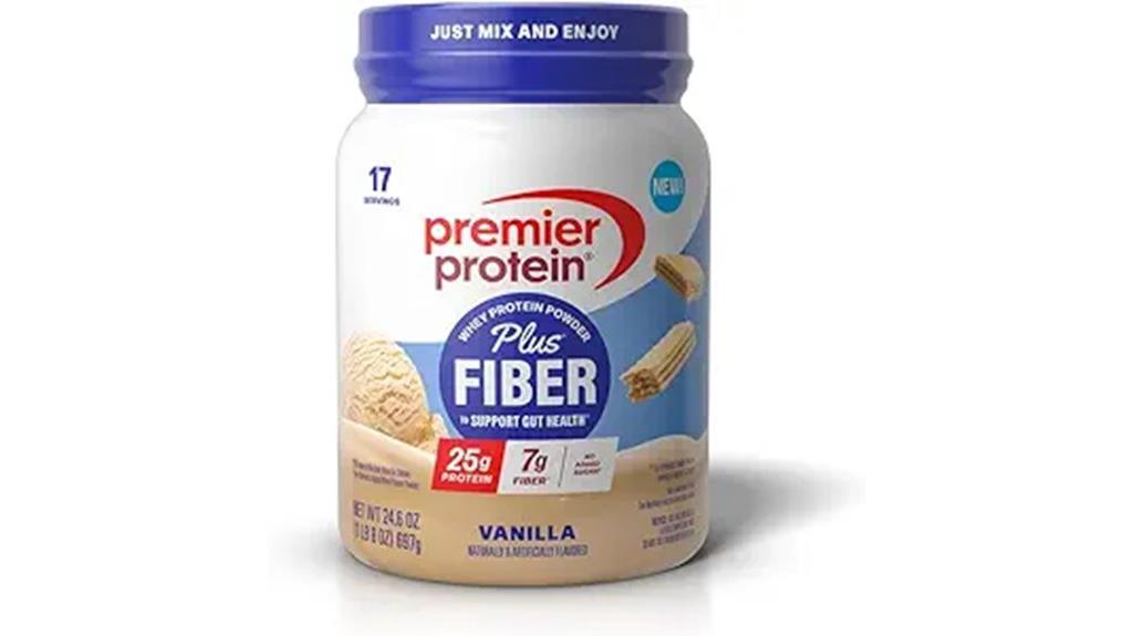 vanilla protein plus fiber