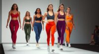 yoga pants fashion show