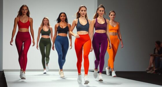 yoga pants fashion show
