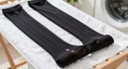 air dry tights gently