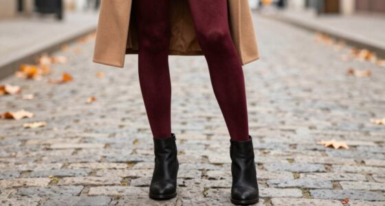 burgundy tights elevate fall fashion