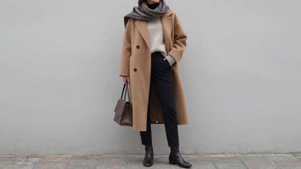 chic layered winter outfits