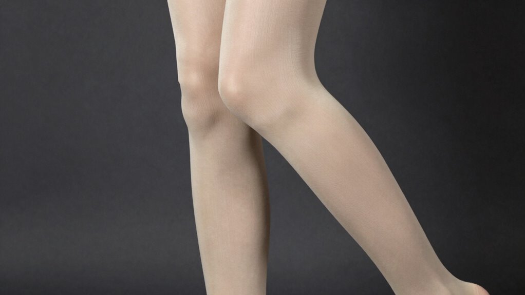 cream tights comeback