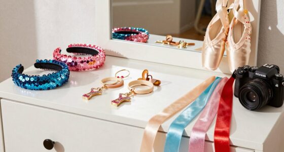 dance accessories as organizers