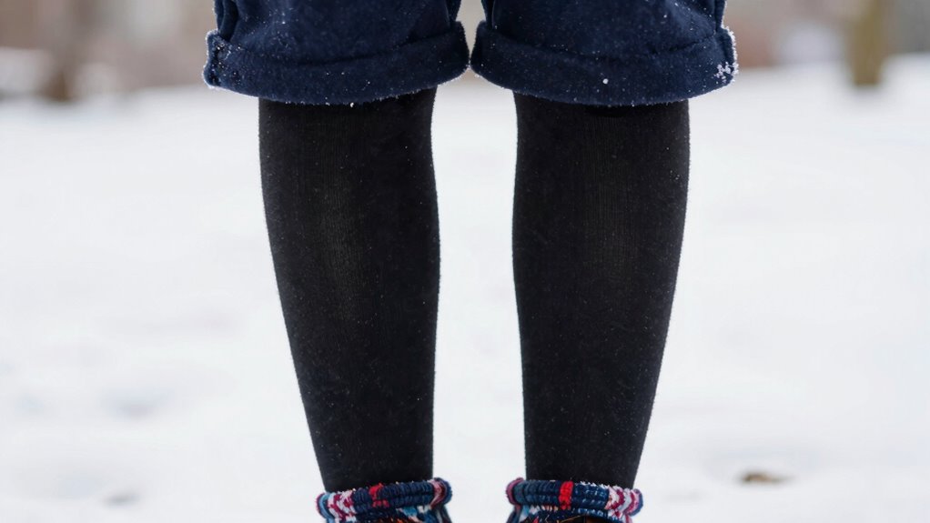 layered thermal breathable tights