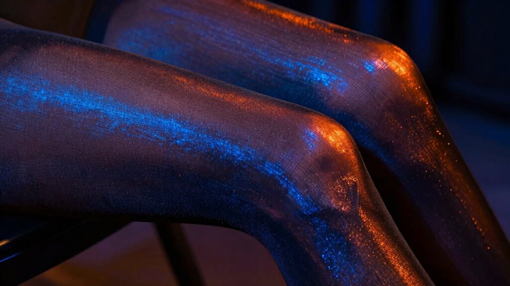 lighting affects fabric appearance