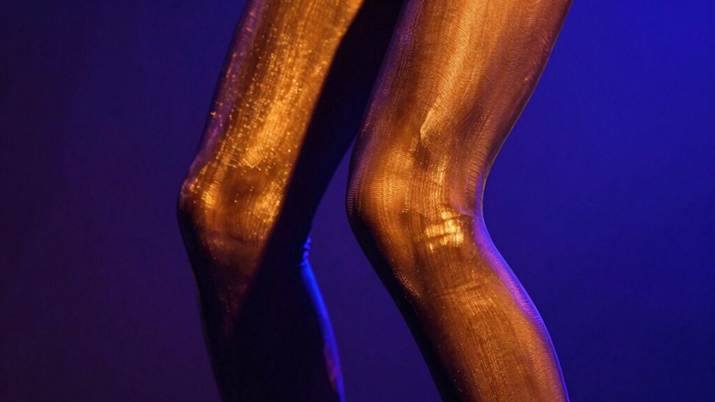 lighting alters tights appearance