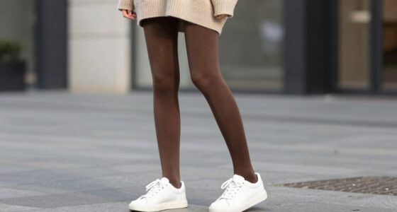 modernizing brown tights style