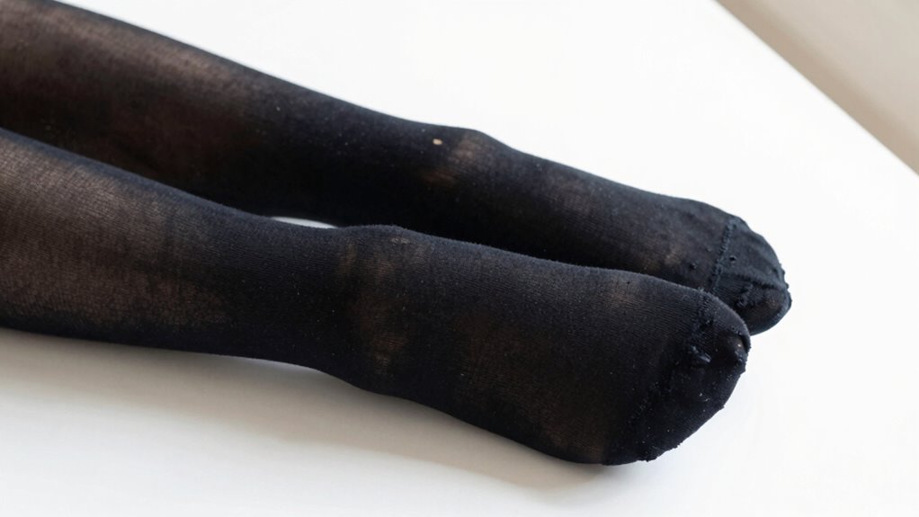 prioritize worn out tights first