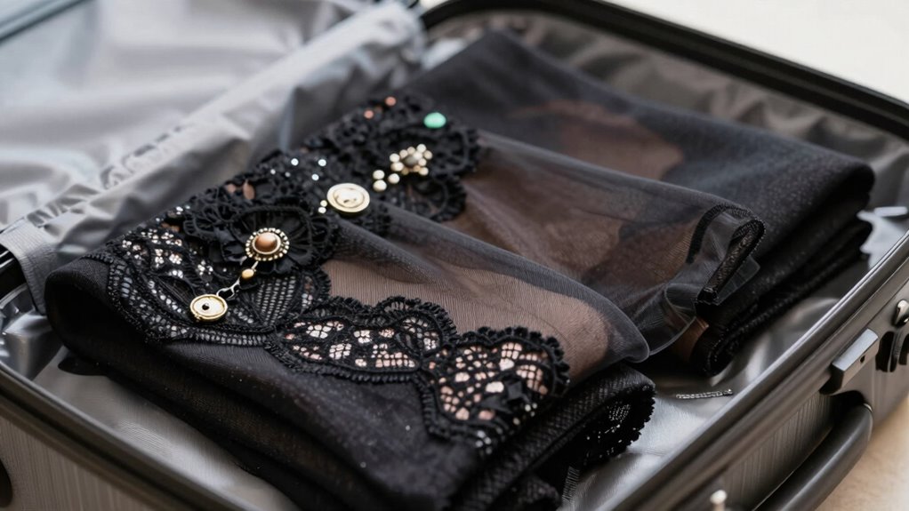 tights as versatile travel organizers