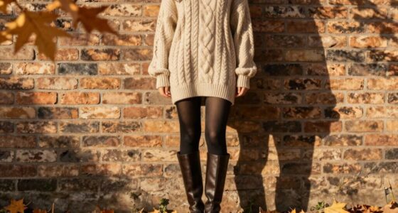 warm stylish winter layering