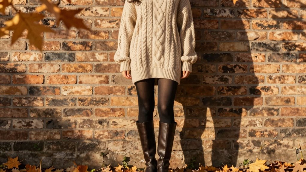 warm stylish winter layering