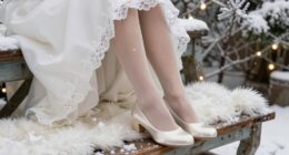 winter wedding hosiery choices