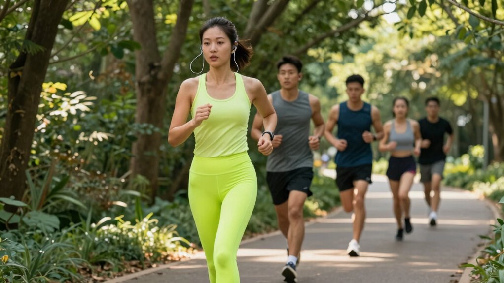 wireless audio enhances running experience